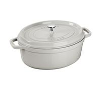 Staub La Cocotte Cocotte 23 cm, ovalado, Blanco trufa, Hierro fundido