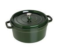 Staub La Cocotte Cocotte 28 cm, redondo, Albahaca, Hierro fundido