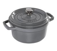 Staub La Cocotte de 20 cm, Gris Grafito, Hierro Fundido