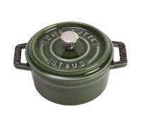 Staub La Cocotte Mini cocotte 10 cm, redondo, Albahaca, Hierro fundido
