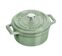 Staub La Cocotte Mini cocotte 10 cm, redondo, Salvia, Hierro fundido