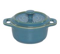 Staub mini cocotte redondo 4 piezas - 200ml 40508-160-0 turquesa antig