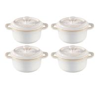 Staub Mini Cocotte Set 4-Piece Round, Ceramic, Ivory