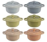 Staub Mini Cocotte Set 6-pcs. redondo, cerámica, multicolor