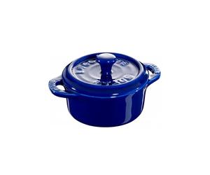 STAUB Miniolla Staub redonda 0.2 l azul