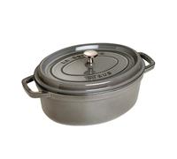 Staub Olla de hierro fundido ovalada 29 cm 4,25 L Gris grafito