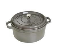 Staub La Cocotte 28cm Round Cast Iron, Graphite Grey