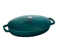 STAUB Olla La Mer ovalada. tres capas de esmalte 32 cm