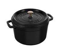 STAUB Olla modelo alto Staub redonda 4.8 L negro mate