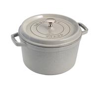 STAUB Olla modelo alto Staub redonda 4.8 L White Truffle