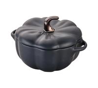 Staub Olla Calabaza en gres negro 0,47 L