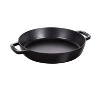 Staub Paellera de hierro fundido 34 cm con 2 asas Negro