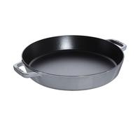 Staub Pans Paellera 34 cm, Hierro fundido, Gris grafito