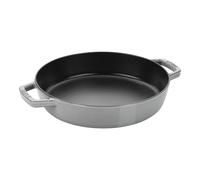 Staub Pans Sartén con 2 asas 20 cm, Hierro fundido, Gris grafito