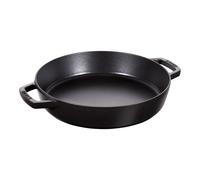 Staub Paella de hierro fundido Ø26 cm, 2 asas, Negro