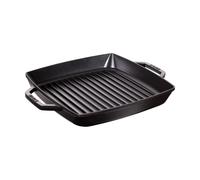 STAUB Parrilla de hierro fundido Staub Pure cuadrada negra 28 cm