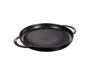 STAUB Parrilla de hierro fundido Staub Pure redonda negra Ø30 cm