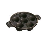 STAUB Plato de caracoles Staub de hierro fundido Ø14 cm Negro