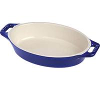 STAUB - Plato ovalado, color azul oscuro, 2.4 qt, color azul oscuro