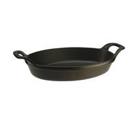 Staub Sartén para asar ovalada de hierro fundido gris grafito 24 cm