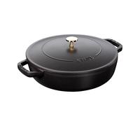STAUB Sartén para saltear Staub Chistera de hierro fundido Ø24 cm Negro