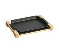 Staub Serving Fuente de servir 33 cm x 22 cm, Hierro fundido, Negro