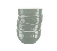 Staub serving set of 4 bowls 14 cm, eucalyptus
