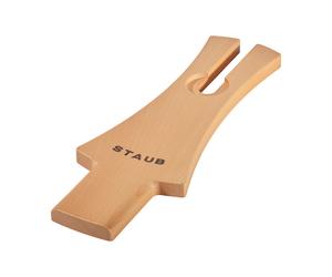STAUB Soporte de tapa Staub de madera 24 cm