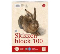 Staufen Dürer zestaw szkicowników, 2 sztuki, DIN A4, 100 arkuszy każdy - 100 g/m², idealny jako podkładka do rysowania lub kolorowania
