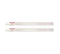 Staufen Rollo de papel para colorear 50 cm x 10 m, retractilado, blanco mate 120 g/m², ideal para la escuela y el arte, 2 unidades