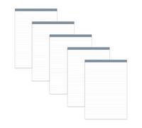 Staufen Style Bloc de notas - 5 blocs de 50 hojas cada uno, DIN A4, 70 g/m² rayado, sin portada
