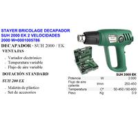 STAYER Decapador SUH 2000 EK 2 Velocidades 2000 W