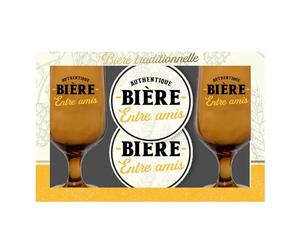 STC - La caja de cerveza vintage Cerveza con amigos
