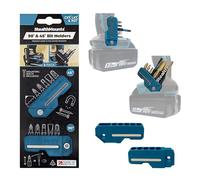 StealthMounts Azul 45° & 90° Porta Puntas para Makita| Soportes de brocas Makita | Soporte de brocas para impactos y taladros Makita (paquete de 2)