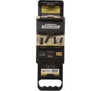 StealthMounts Porta Baterias para Dewalt con asa | Organizador de herramientas de batería Dewalt | Perfecto para el transporte y el almacenamiento