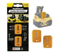 StealthMounts Soporte magnético para brocas compatible con DeWalt - Paquete de 2 | Organizador de brocas | Soporte de brocas para destornillador de impacto | Fabricado en el Reino Unido