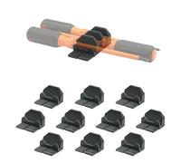 StealthMounts Soporte para Destornillador de Colmena de cajón, Paquete de 10 Unidades, Organizador Modular de cajones para Destornilladores estándar, TPE Moldeado por inyección, Fabricado en Reino