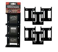 StealthMounts Soportes de batería para Hilti 22v | Porta Baterías para Hilti 22v | Paquete de 6 | Organizadores de batería negro para Hilti 22v