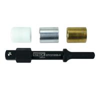 Steck 21950 STK-21950 - Juego de 4 perforadores de aire con puntas intercambiables que no dañan