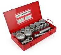 Steck-Schlüssel-Satz 21 Piezas 1″ 30-80MM Cr-V Industrie-Werkzeug Vehículo