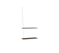 Stedge 2.0 Estante 60 cm Roble Ahumado/Acero Inoxidable