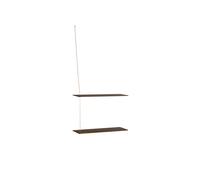 Stedge 2.0 Estante 60 cm Roble Ahumado/Latón