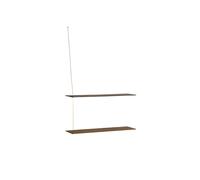 Stedge 2.0 Estante 80 cm Roble Ahumado/Latón