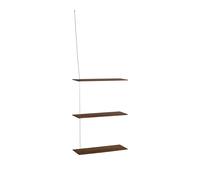 Stedge 3.0 Estante 60 cm Roble Ahumado/Acero Inoxidable