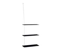 Stedge 3.0 Estante 60 cm Roble Negro/Acero Inoxidable
