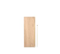 Stedge Estante Extra 60 cm Roble Pigmentado Blanco/Latón