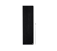 Stedge Estante Extra 80 cm Roble Negro/Acero Inoxidable