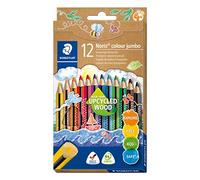 Staedtler Lápices de color Noris Colour Jumbo triangular 12 colores