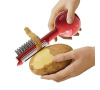 Steel Potato Peeler, Manual Vegetable Tool, 15x3x2 cm Dispositivo con Blade, Durable Metal Peeler, Cocina Tool with Classic Style, Vegetable for Home & Pantry Restaurant Camping