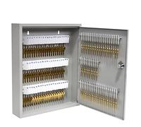 STEELMASTER by BankSupplies - Armario para 110 llaves, caja de control de bloqueo único, construcción de acero soldado de calibre 22, resistente a los arañazos, etiquetas para llaves para escribir